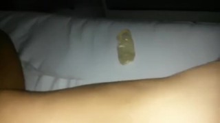 Ladyboy Cums While Fucked By Boyfriend Then Gets Her Cock Jizzed On!