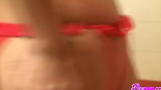Thai girl peeing